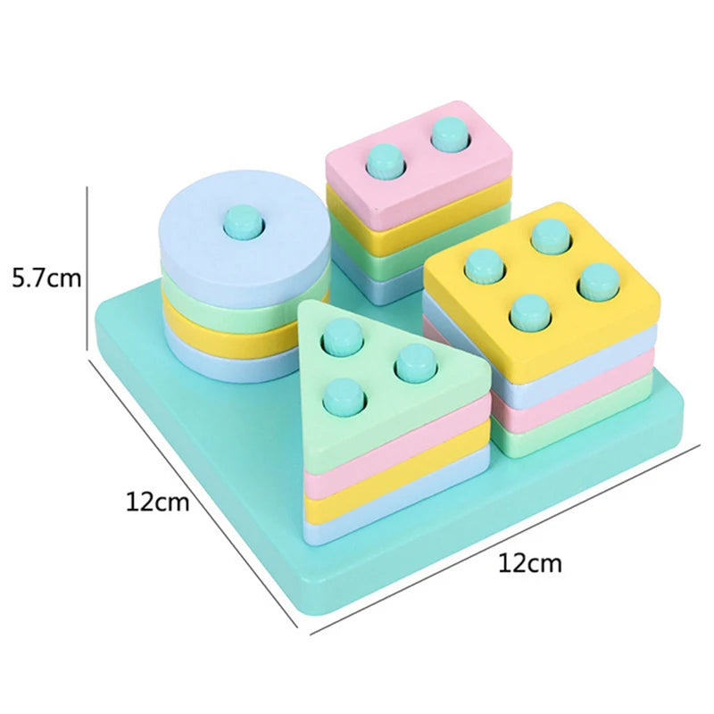 Wooden Shape Matching Puzzle Toy