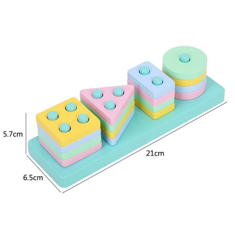 Wooden Shape Matching Puzzle Toy