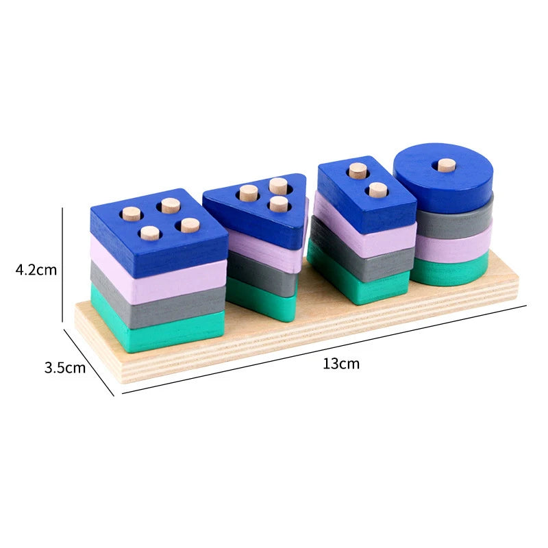 Wooden Shape Matching Puzzle Toy