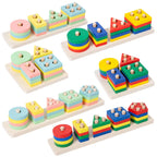 Wooden Shape Matching Puzzle Toy