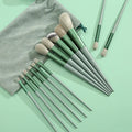 13-Piece Soft Makeup Brush Set with Beauty Bag