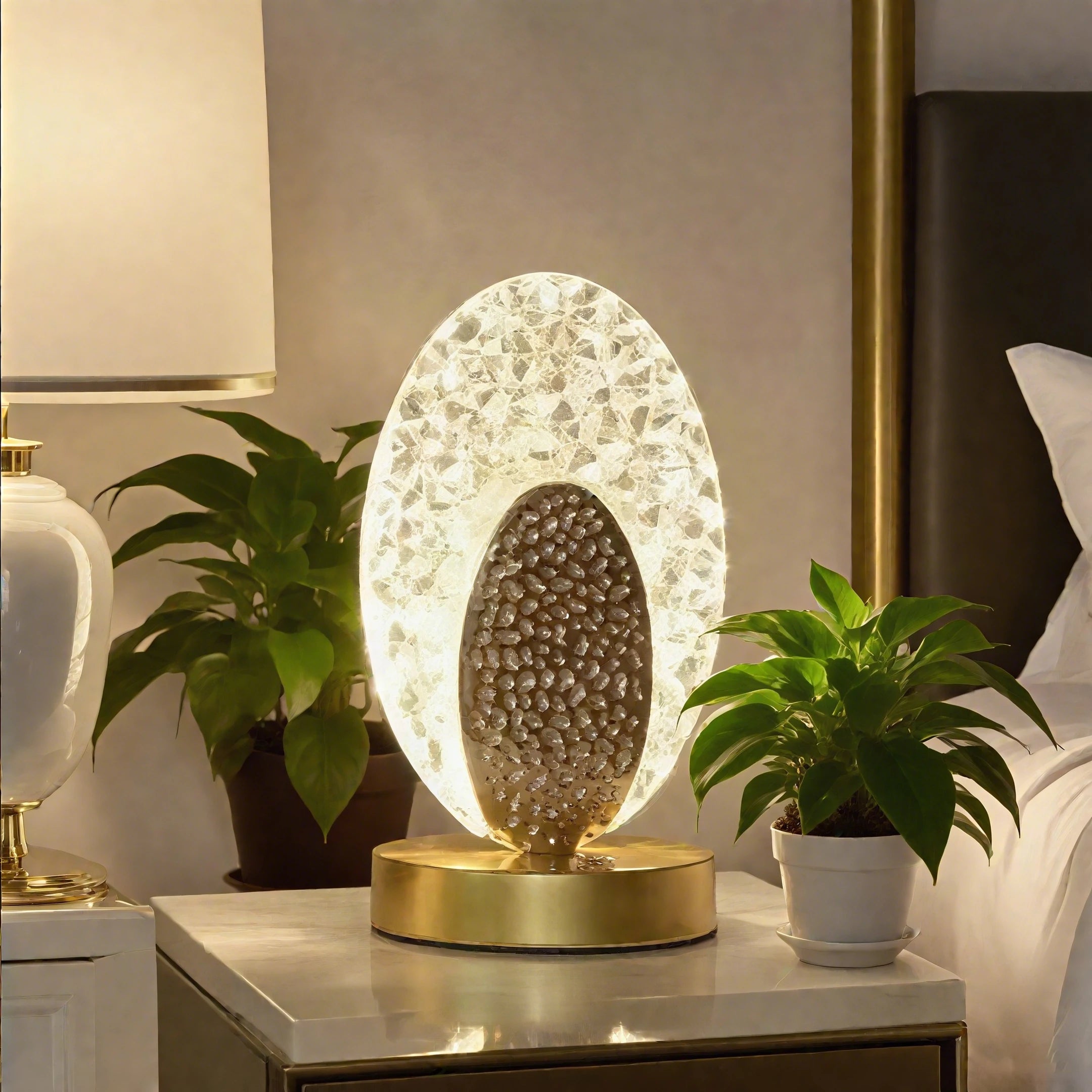 Crystal Touch Table Lamp