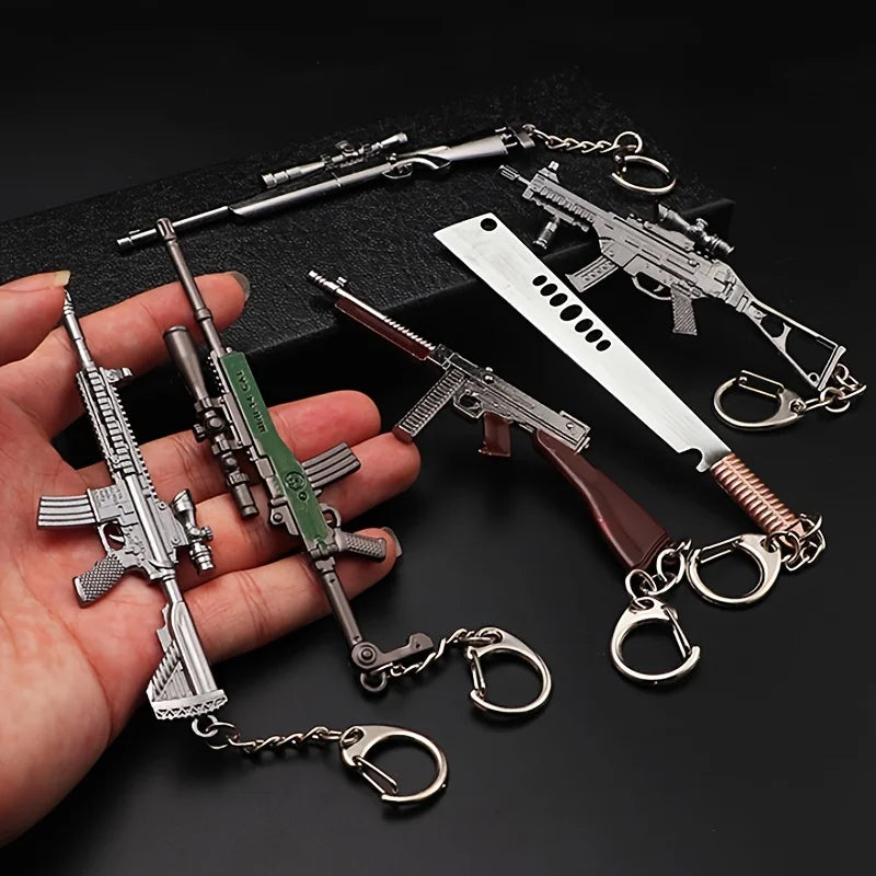 Mini Gun Keychain