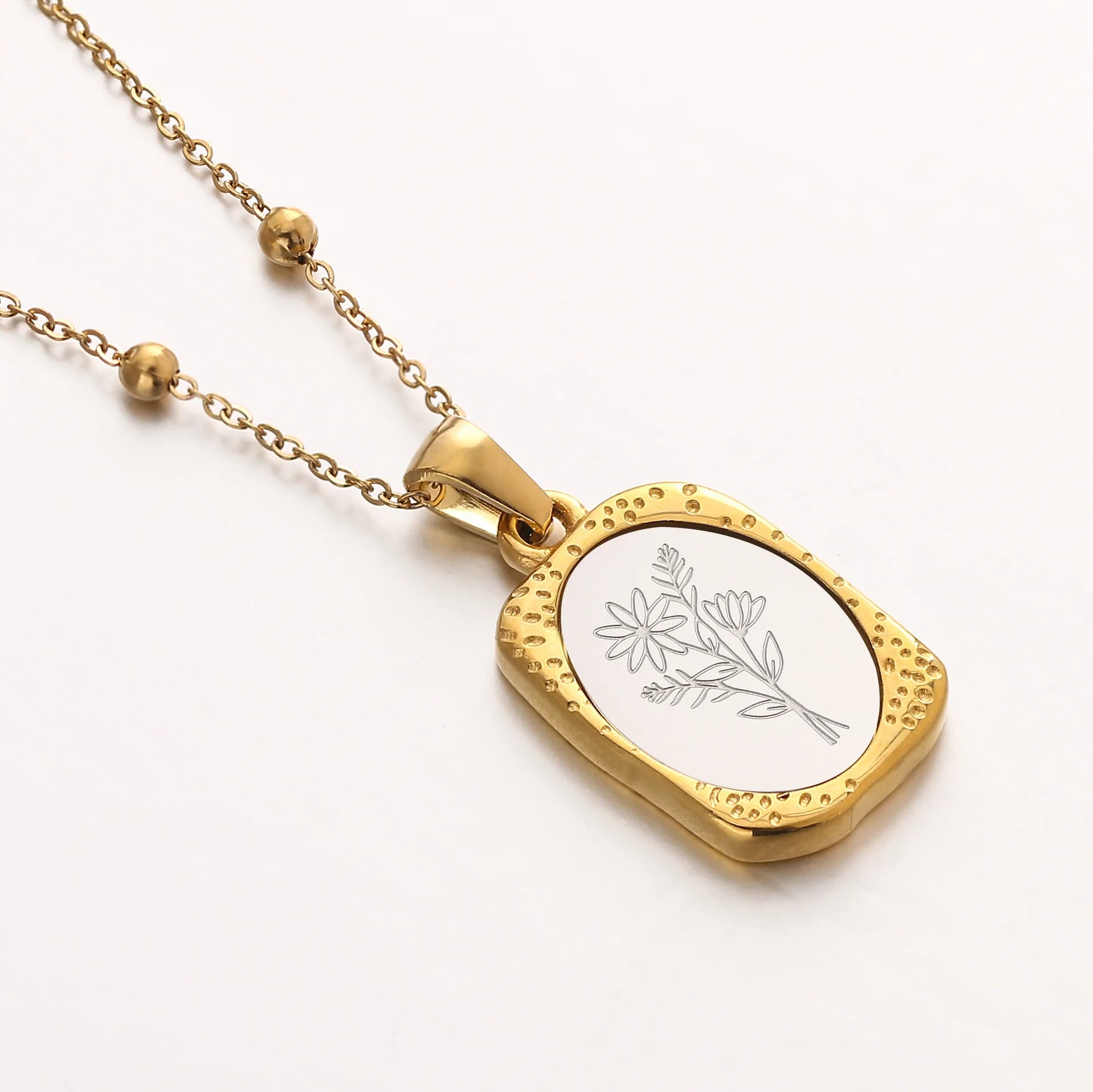 Birth Flower Necklace