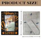 Forever Loved Pet Memorial Picture Frame