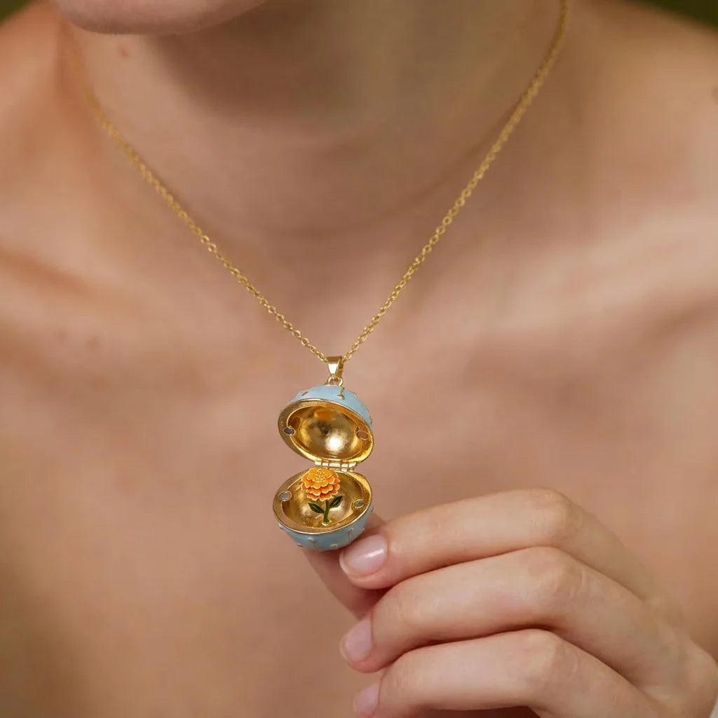Bloom Birth Month Flower Necklace Gift