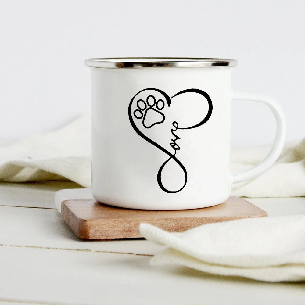 Funny Dachshund Enamel Mug
