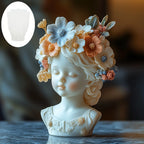 Cute Girl Candle & Succulent Mold