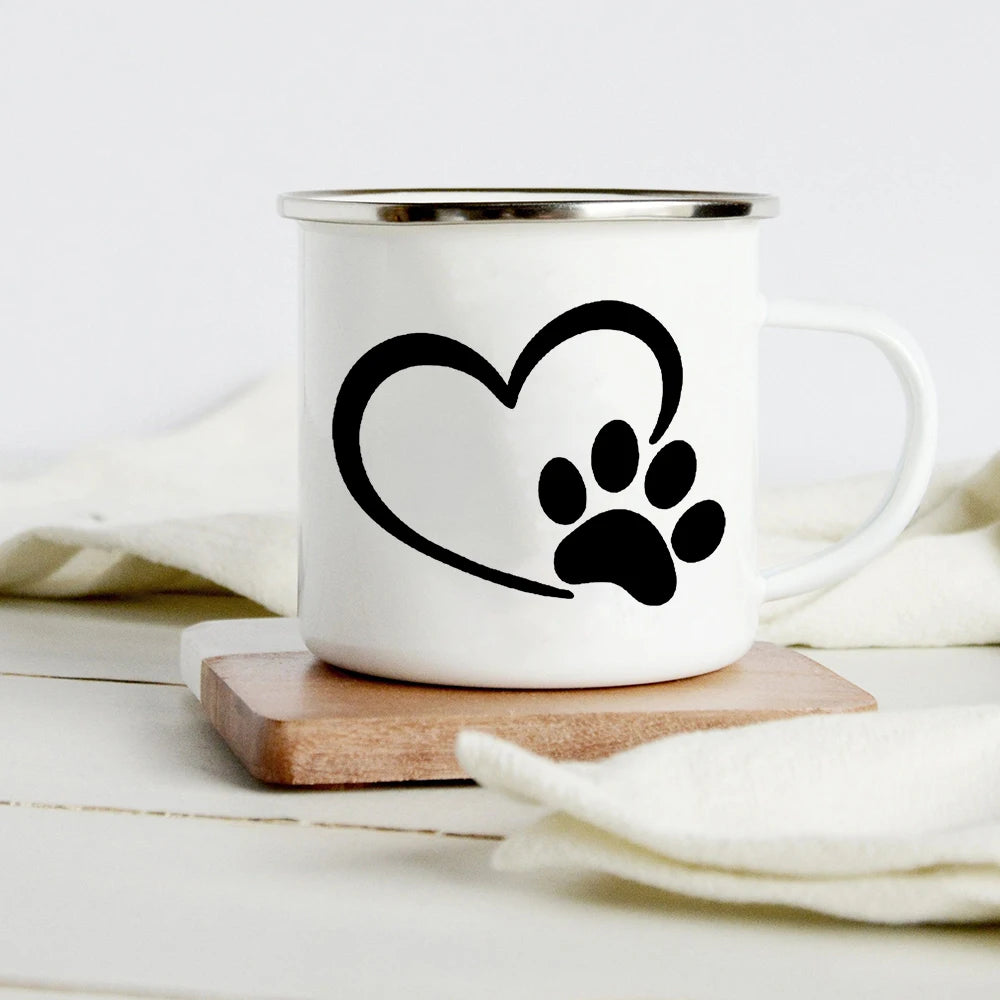 Funny Dachshund Enamel Mug