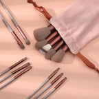 13-Piece Soft Makeup Brush Set with Beauty Bag