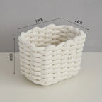 Handwoven Cotton Rope Storage Basket