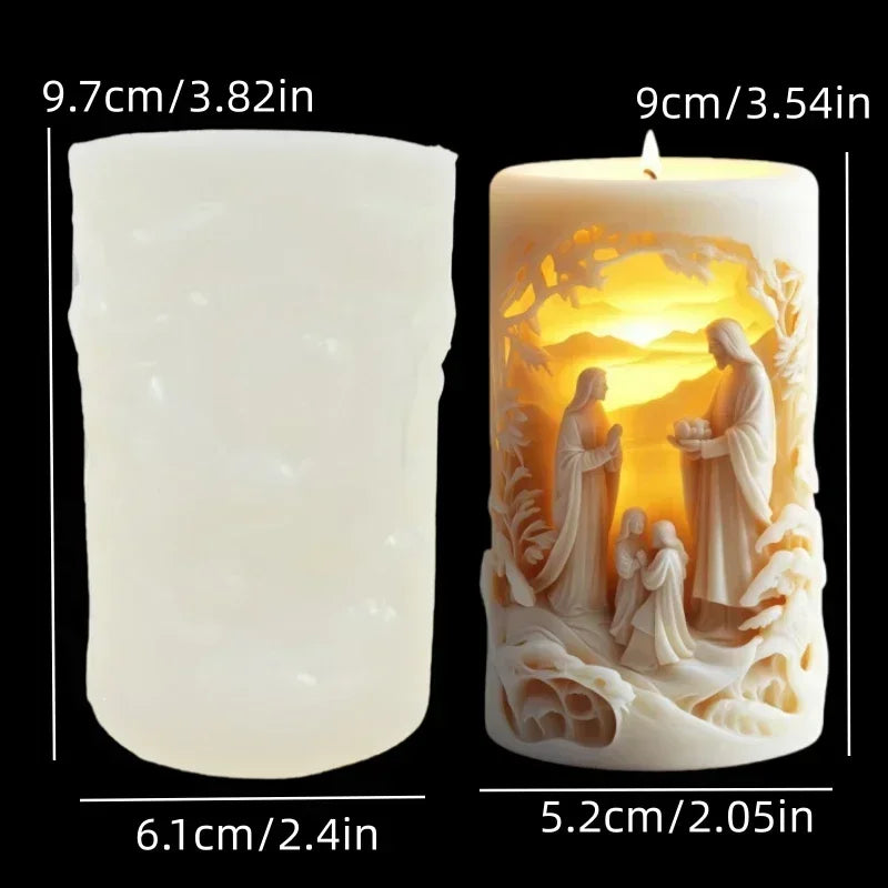 Elf Angel Candle Silicone Mold
