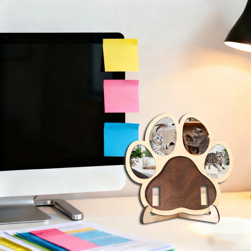 Wooden Pet Keepsake Photo Frame