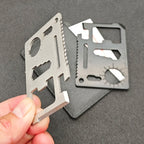 11-in-1 Multi-Function Pocket Survival Tool Card