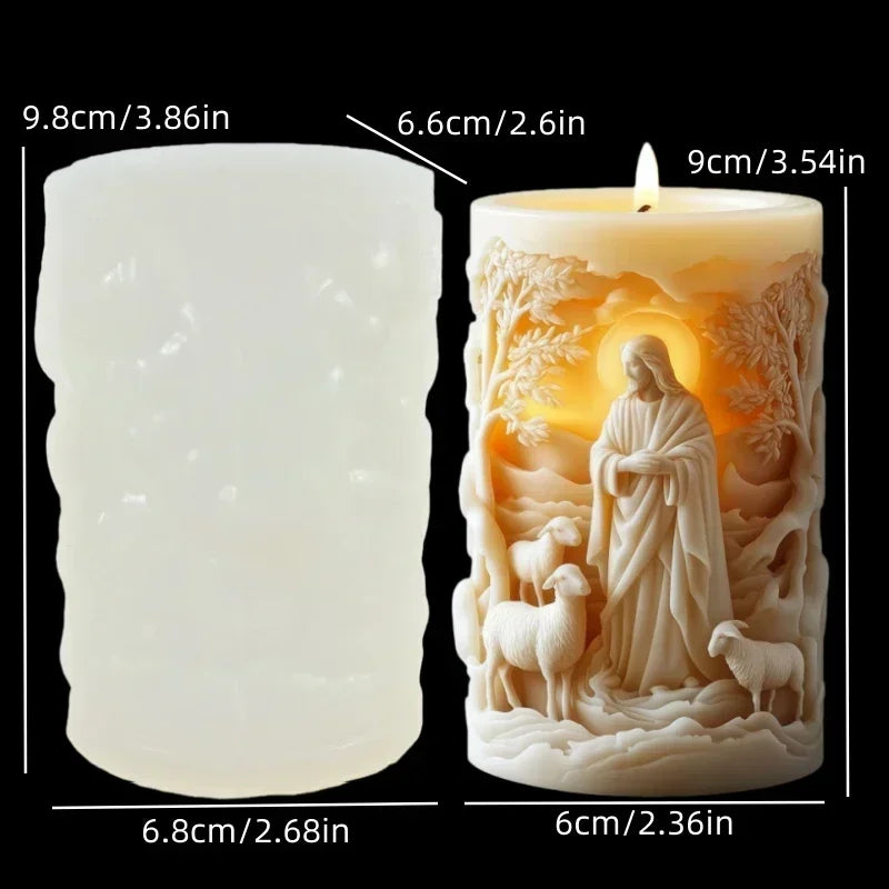 Elf Angel Candle Silicone Mold