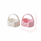 Cute Bow Storage Basket Organizer