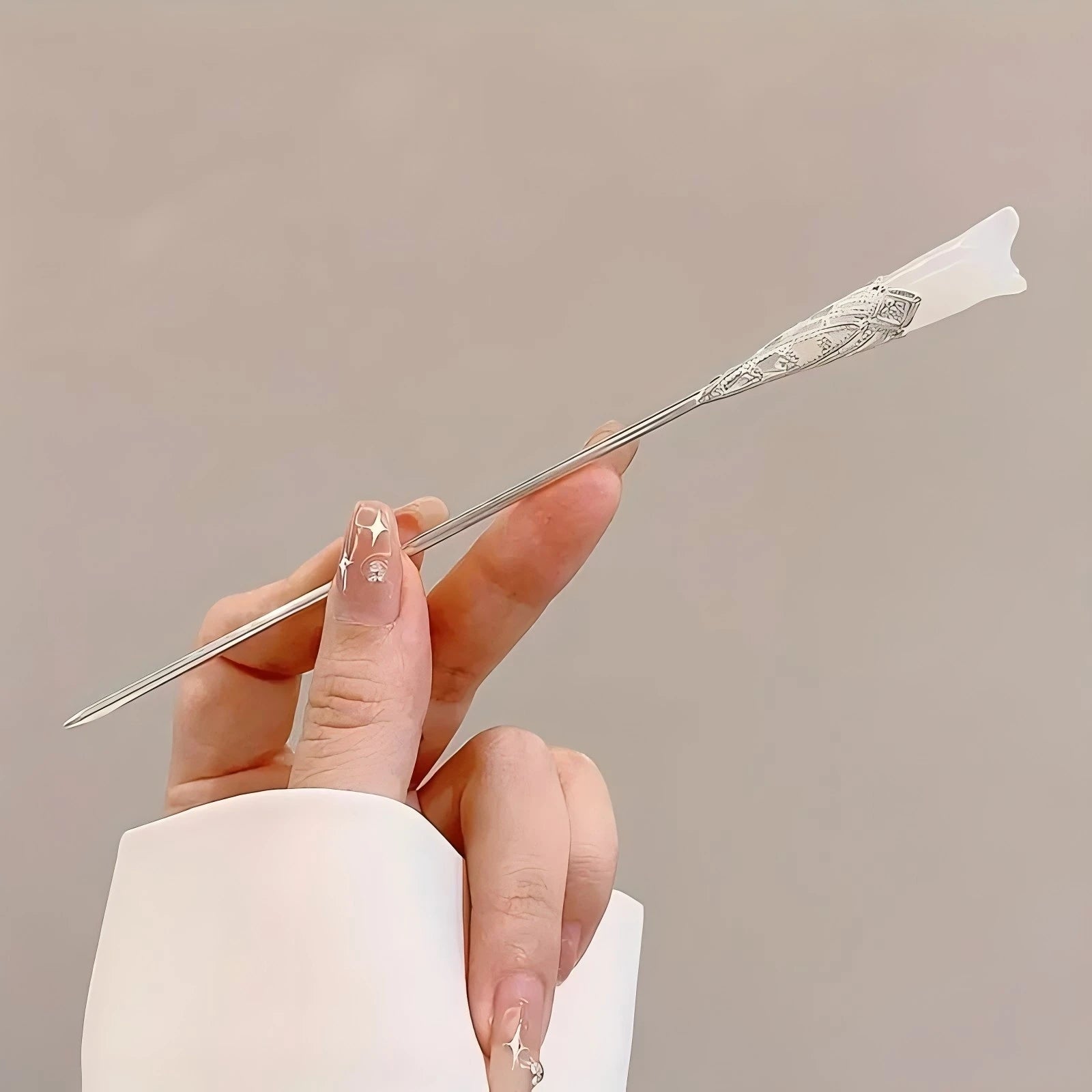 Elegant Floral Tassel Hair Stick Set