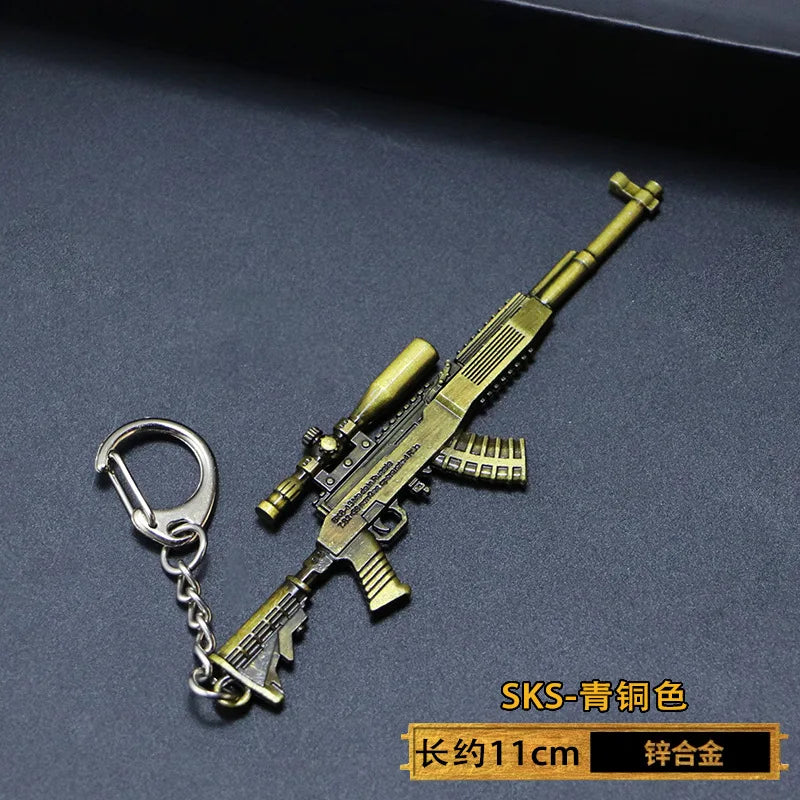Mini Gun Keychain