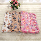 Cozy Paw Print Pet Blanket