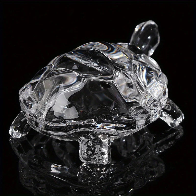 Lucky Crystal Turtle Desk Ornament