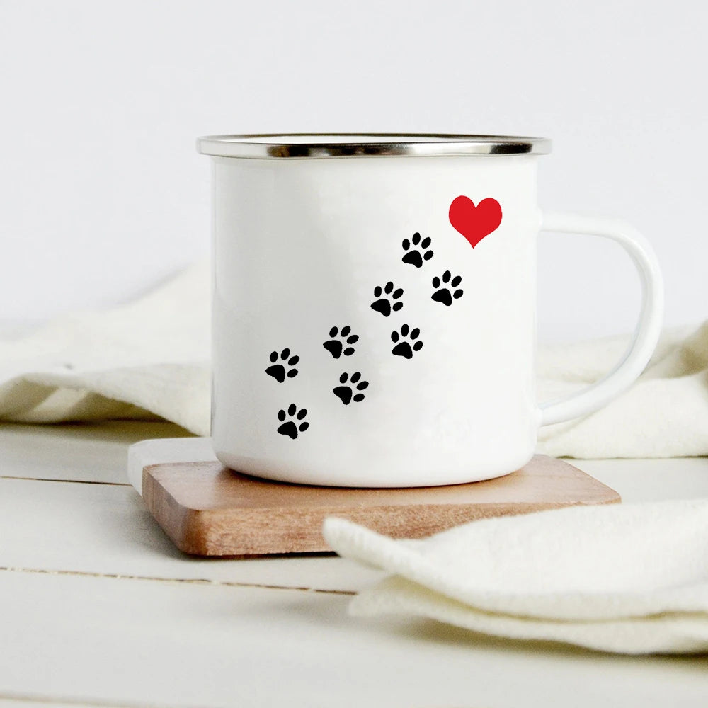 Funny Dachshund Enamel Mug