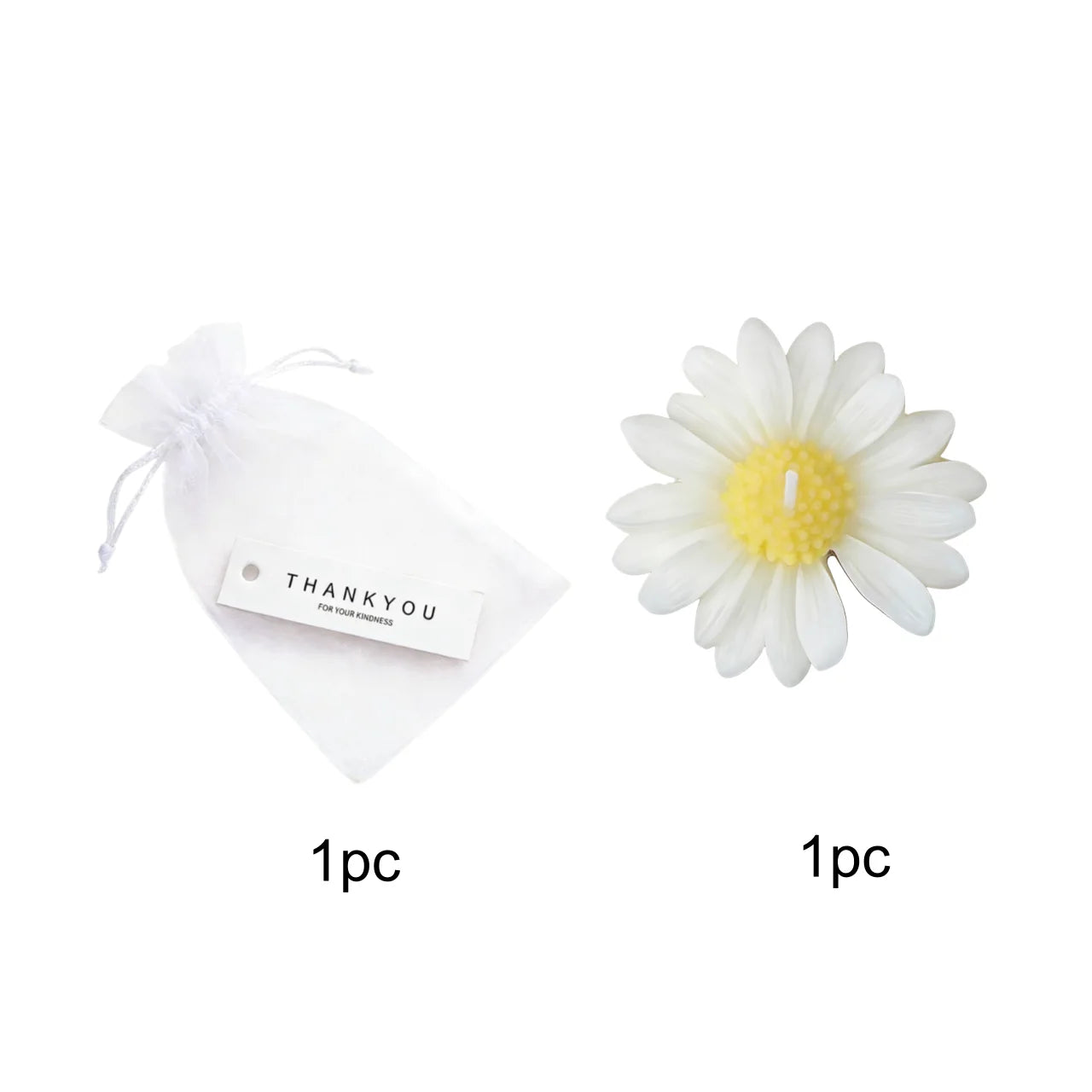 Daisy Flower Scented Soy Wax Candles