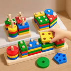 Wooden Shape Matching Puzzle Toy