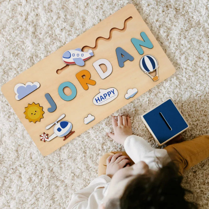Wooden Name Puzzle for Kids