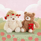 Romantic Rose Teddy Bear Plush Gift