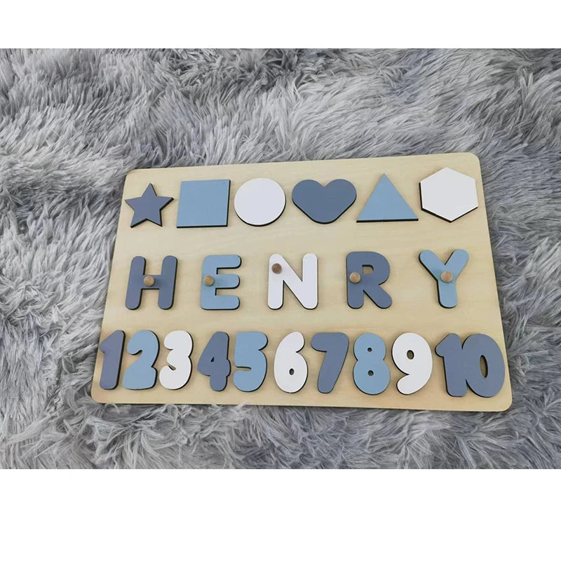 Wooden Name Puzzle for Kids
