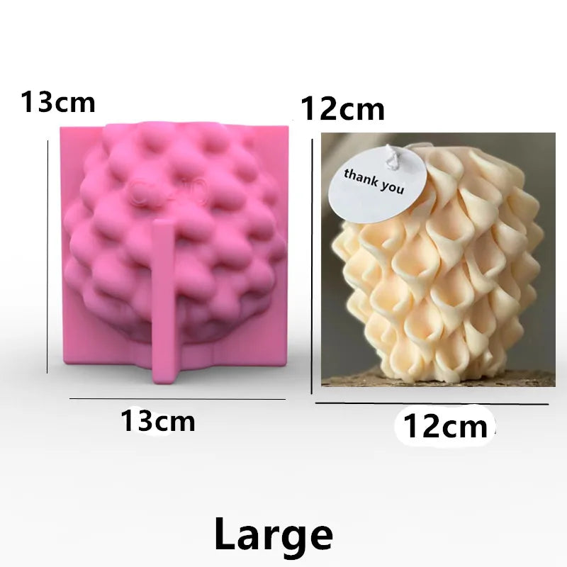 Geometric Silicone Candle Mold