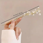 Elegant Floral Tassel Hair Stick Set