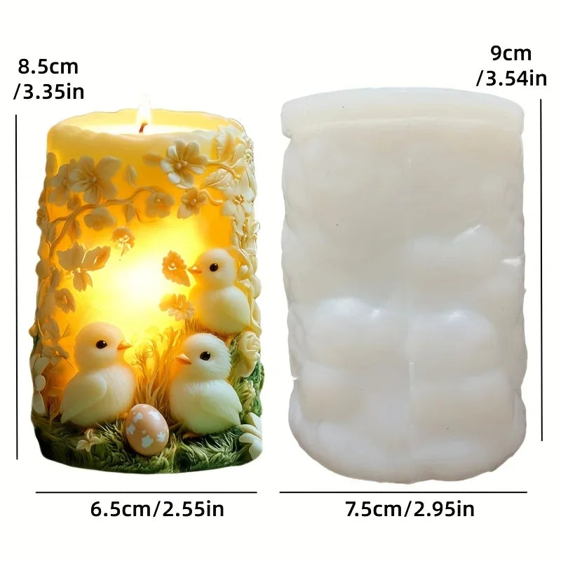 Elf Angel Candle Silicone Mold