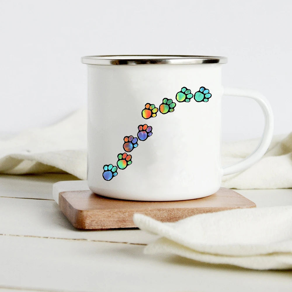 Funny Dachshund Enamel Mug