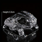 Lucky Crystal Turtle Desk Ornament