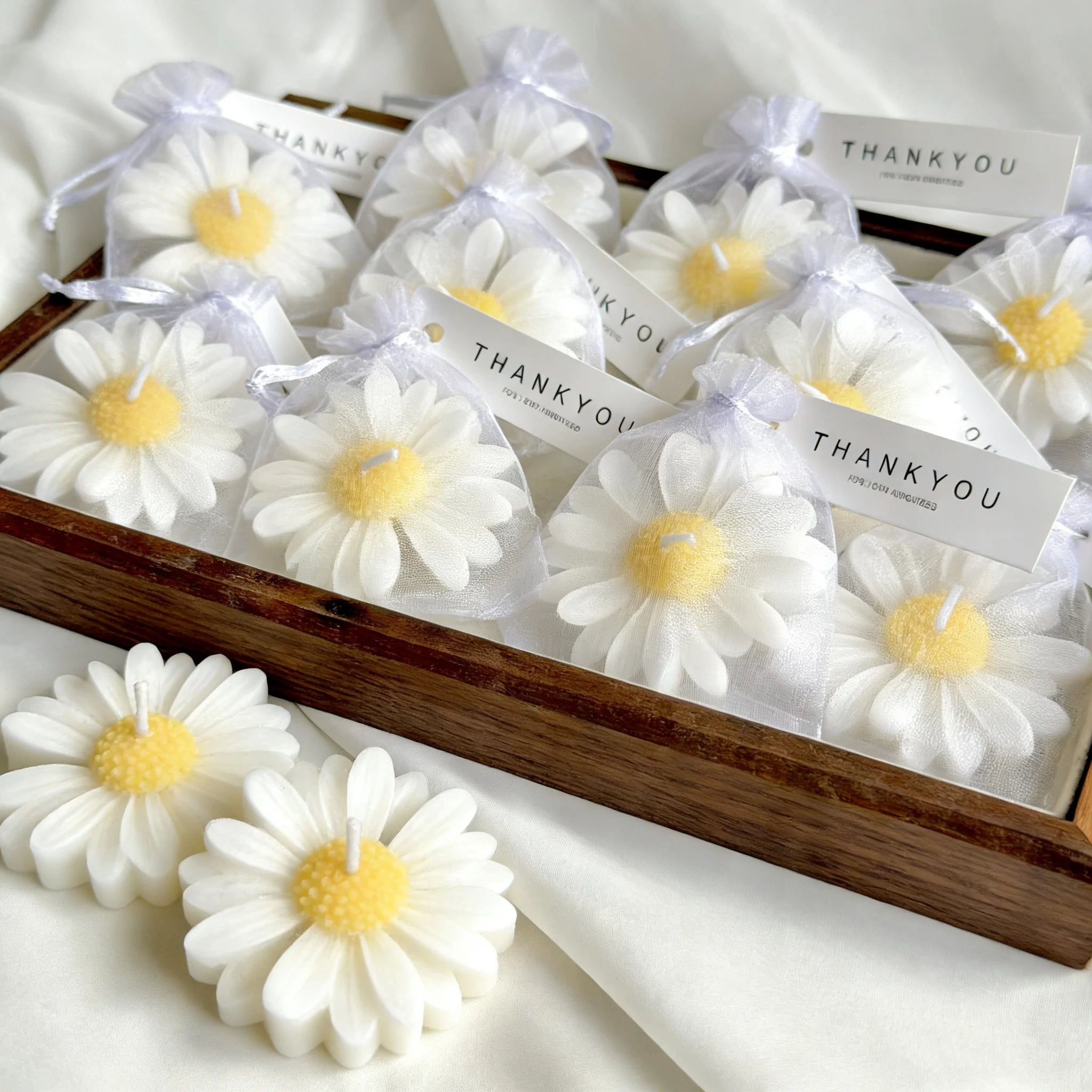 Daisy Flower Scented Soy Wax Candles