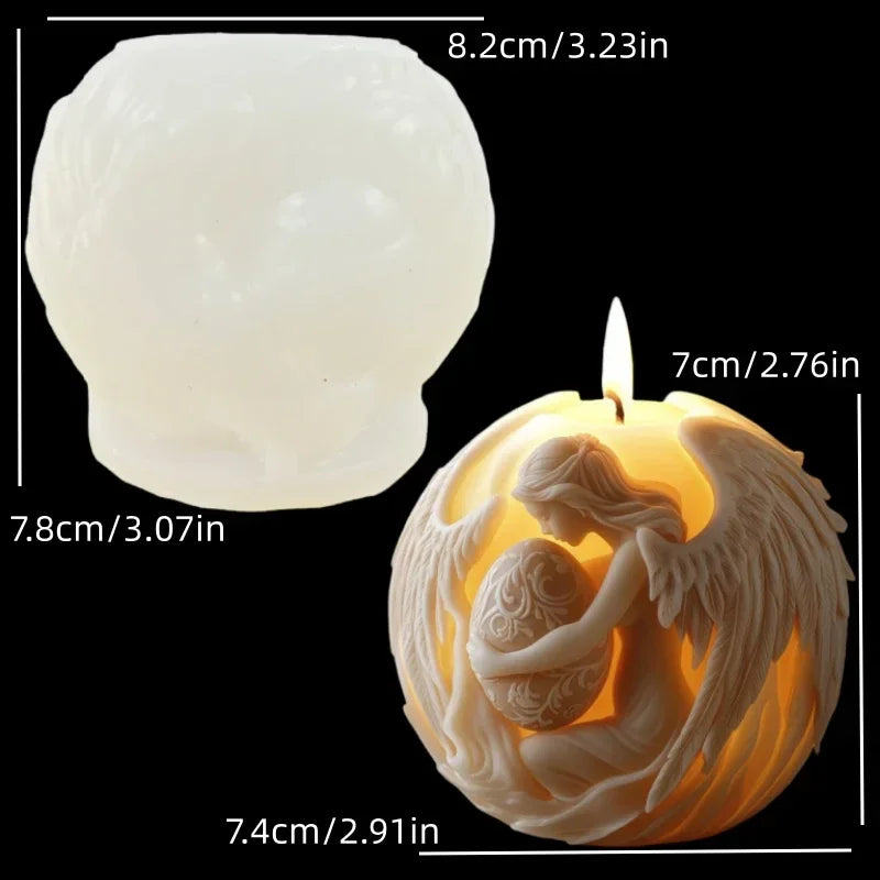 Elf Angel Candle Silicone Mold