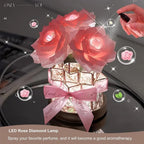 Rose Crystal Glow Lamp