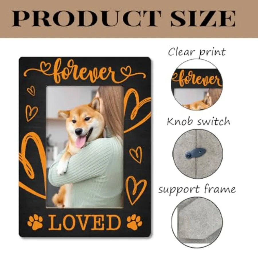 Forever Loved Pet Memorial Picture Frame