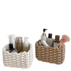 Handwoven Cotton Rope Storage Basket