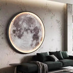 Dimmable LED Moon Wall Light