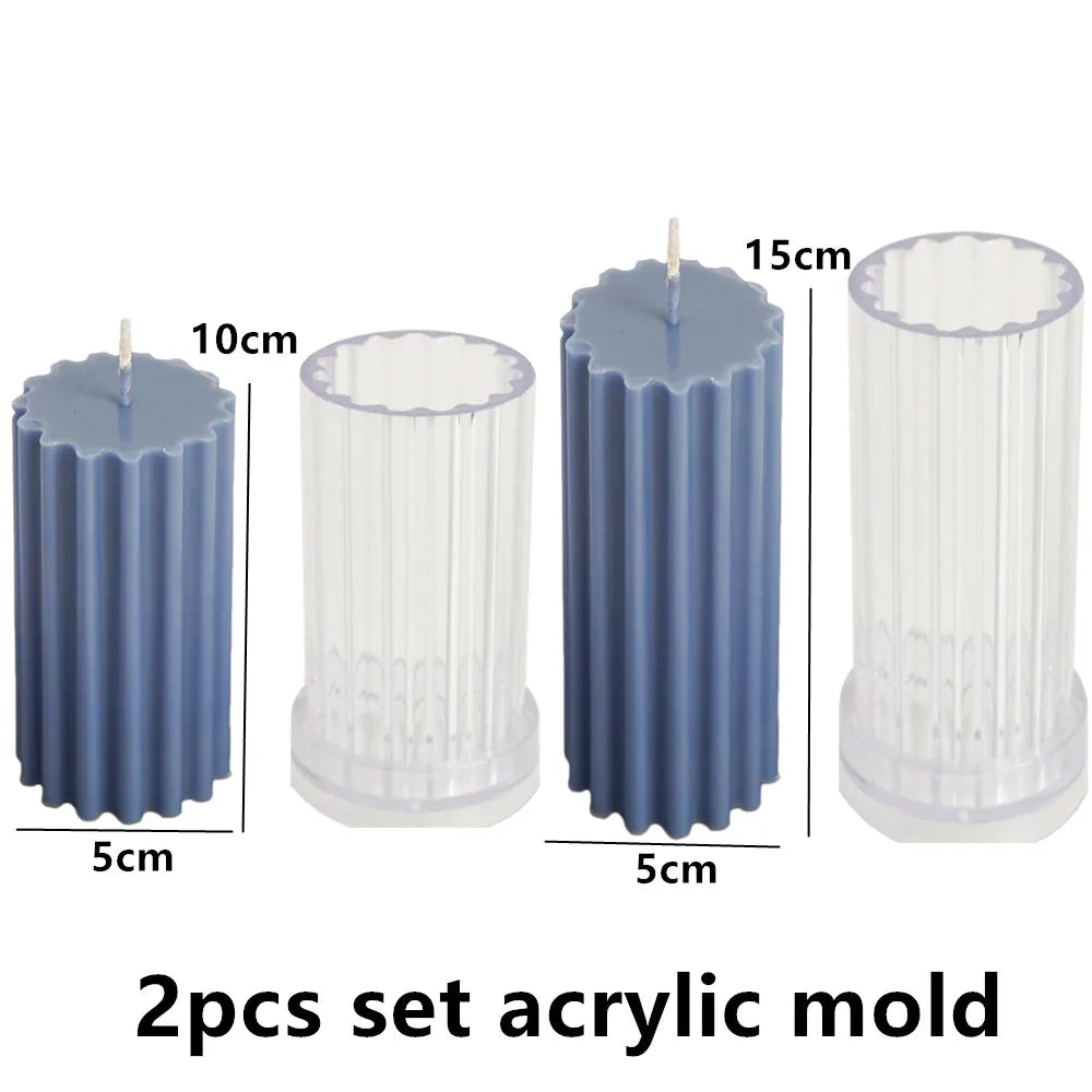 Geometric Silicone Candle Mold