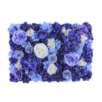 Romantic Silk Rose Flower Wall Panel