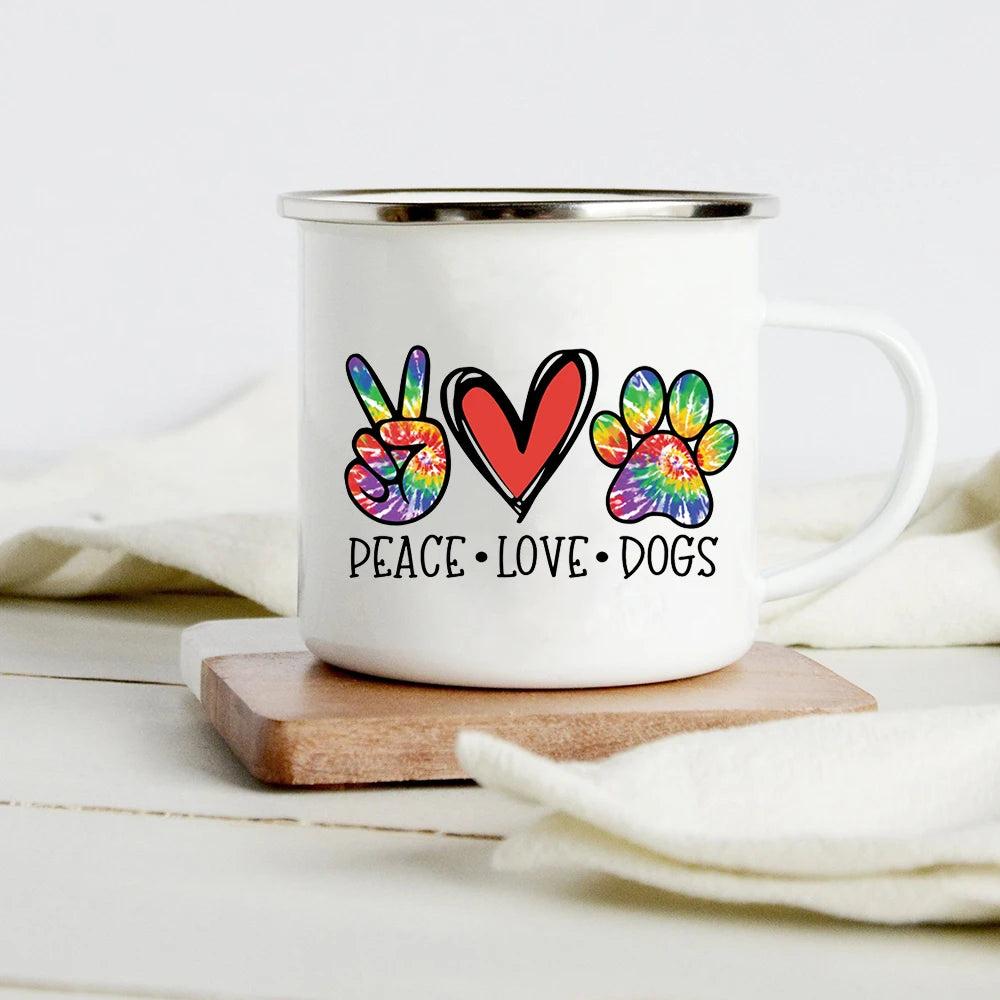 Funny Dachshund Enamel Mug