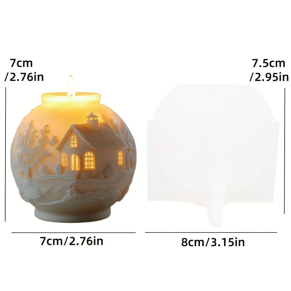 Villa House Silicone Candle Mold