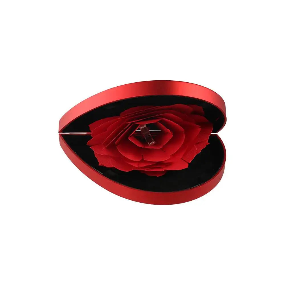 Rose Heart Ring Gift Box