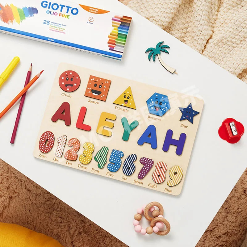 Wooden Name Puzzle for Kids