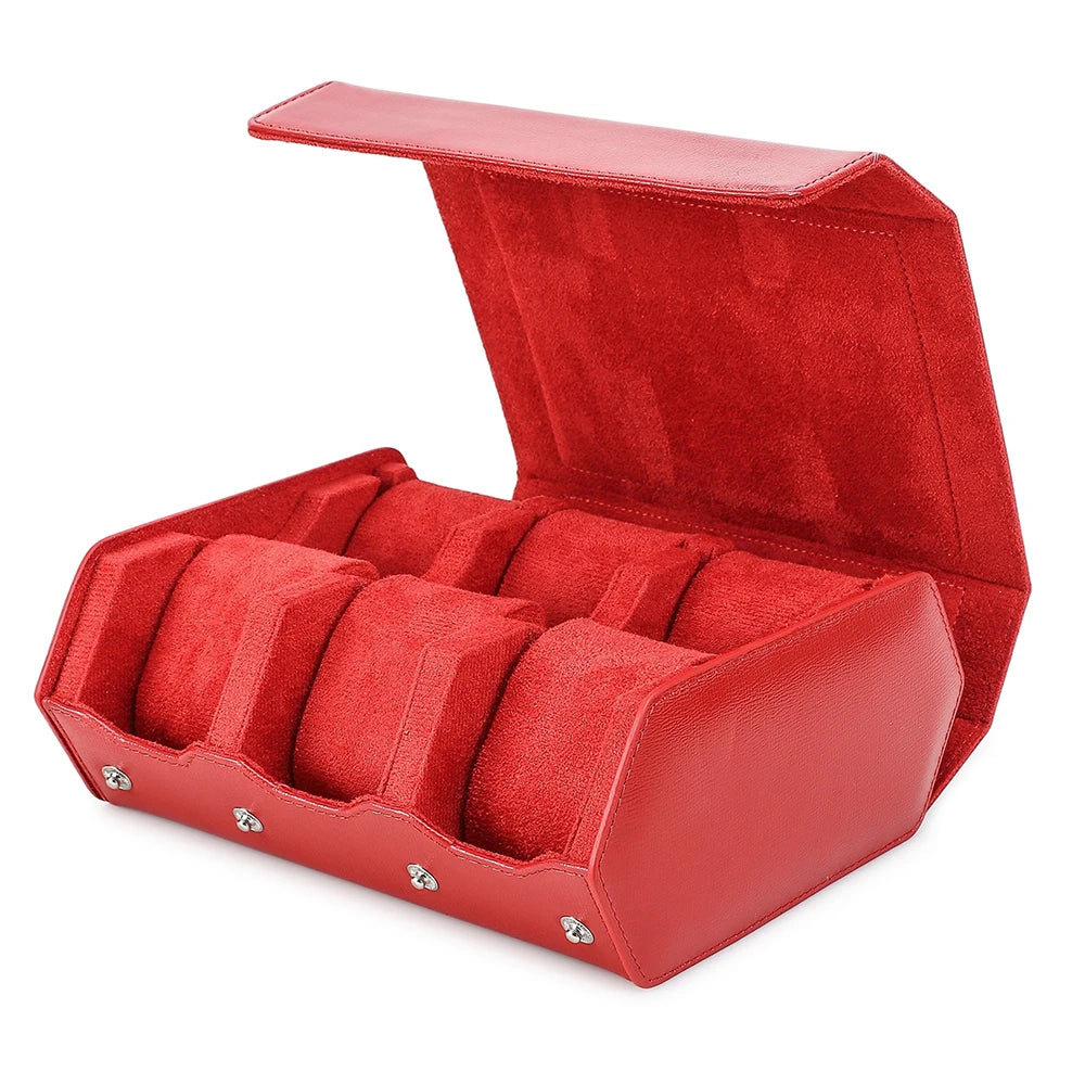 Luxury Leather Watch Travel Case