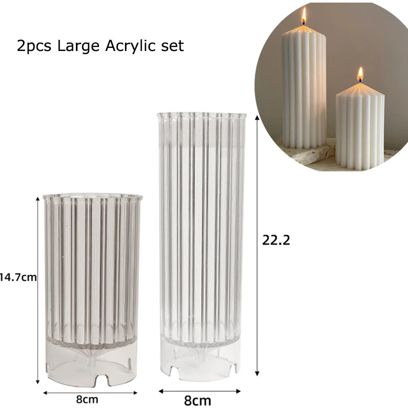 Geometric Silicone Candle Mold