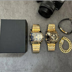 Luxury Men's Watch & Bracelet Gift Set